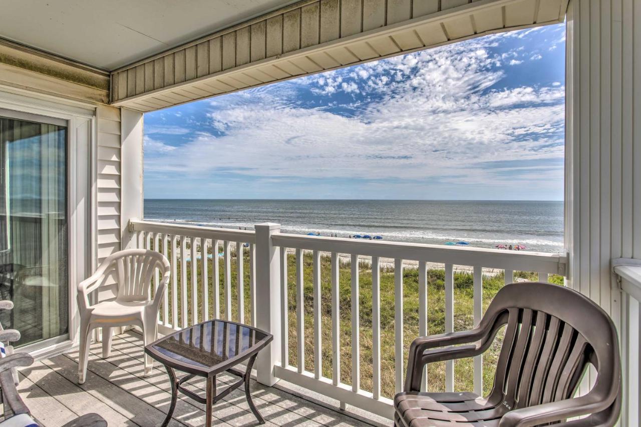 Bright Beachy Condo With Boardwalk Access And Patio! Myrtle Beach Kültér fotó