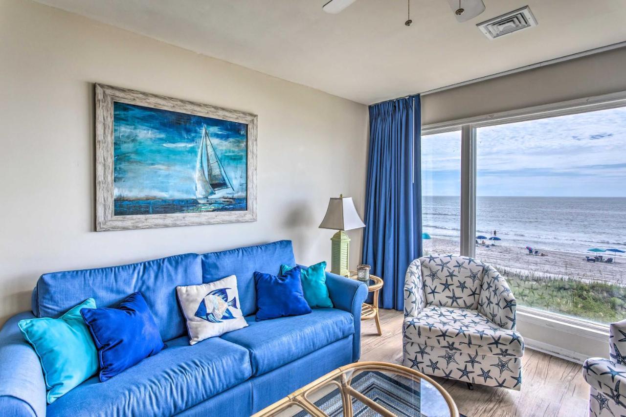 Bright Beachy Condo With Boardwalk Access And Patio! Myrtle Beach Kültér fotó