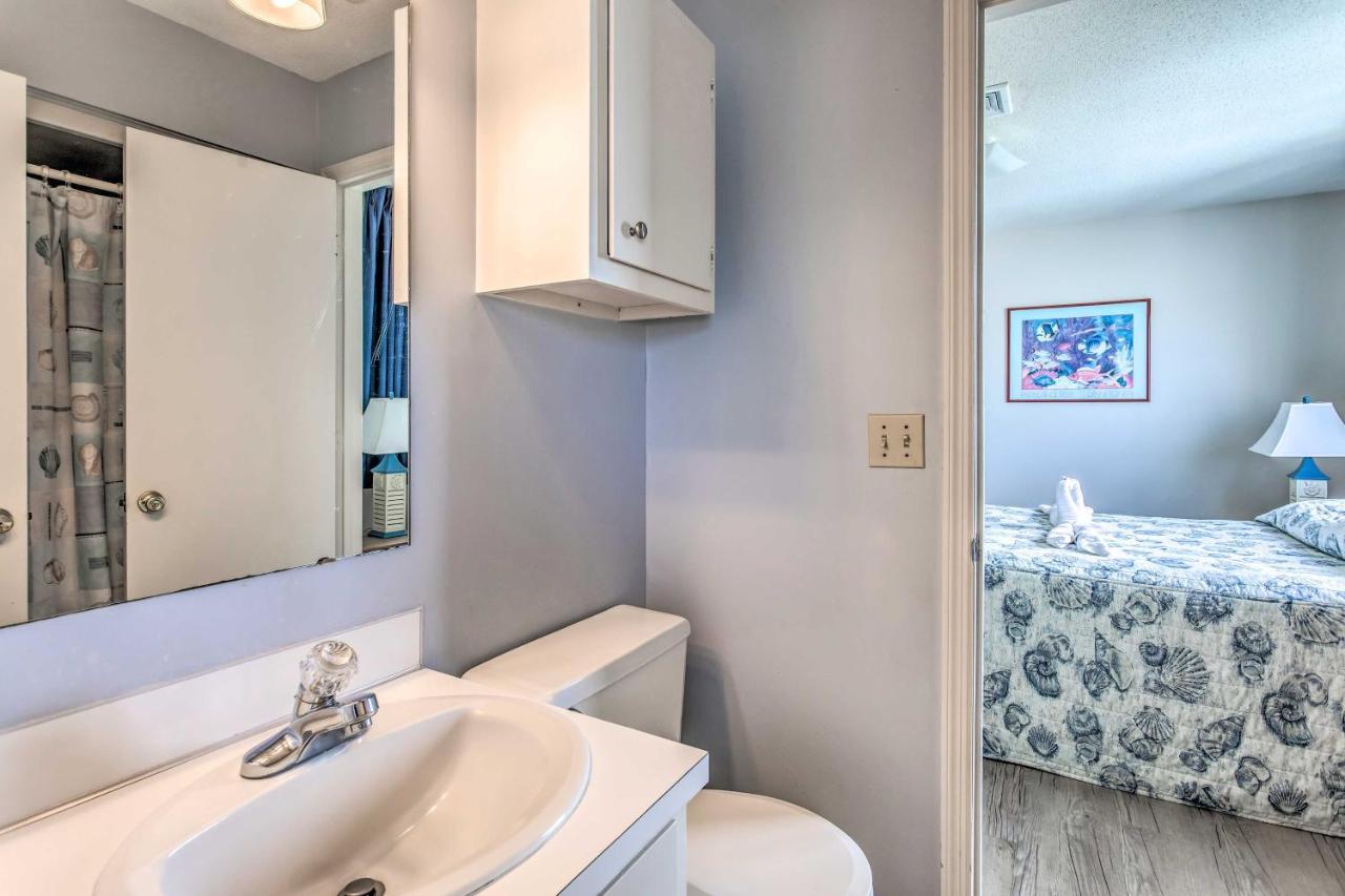 Bright Beachy Condo With Boardwalk Access And Patio! Myrtle Beach Kültér fotó