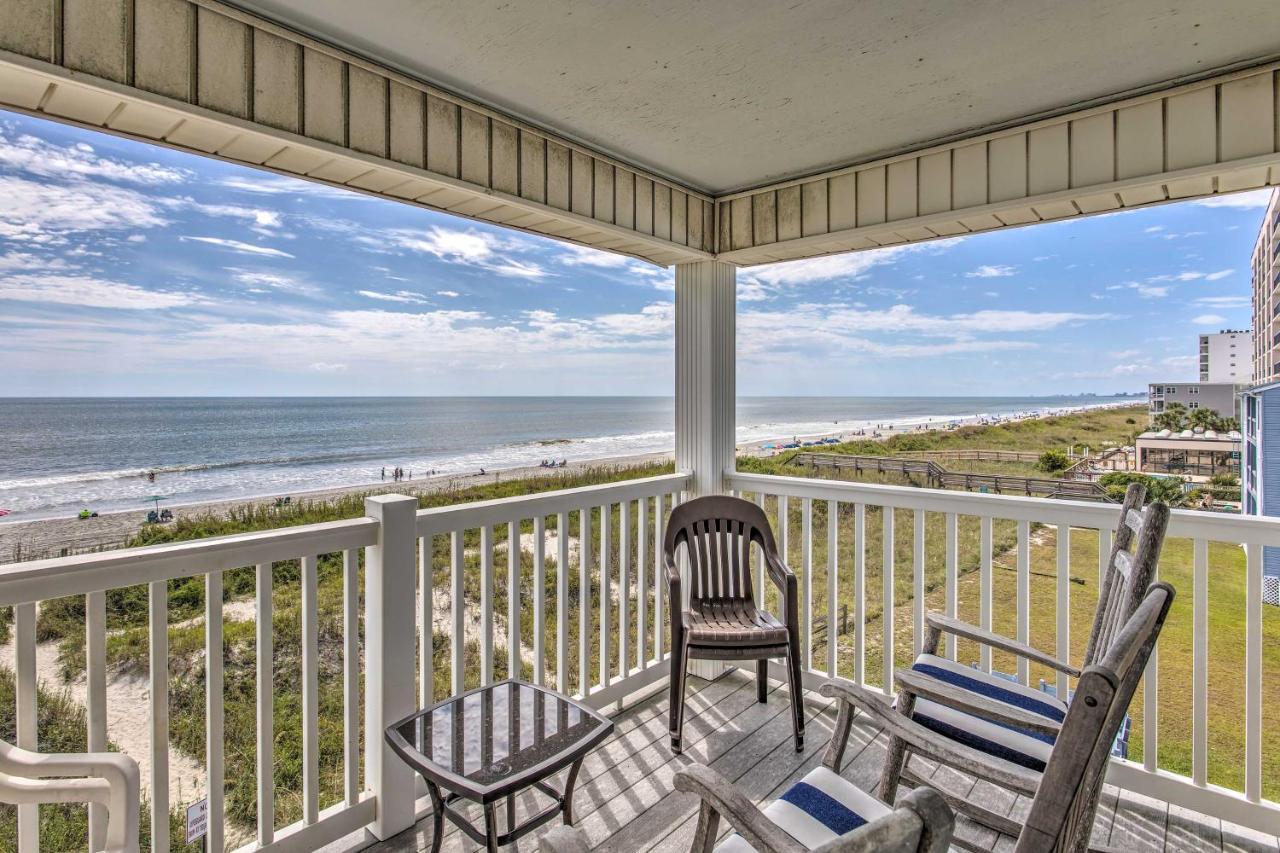 Bright Beachy Condo With Boardwalk Access And Patio! Myrtle Beach Kültér fotó